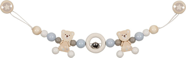 Goki Baby Kinderwagenspanner – Beer Grijs/Blauw