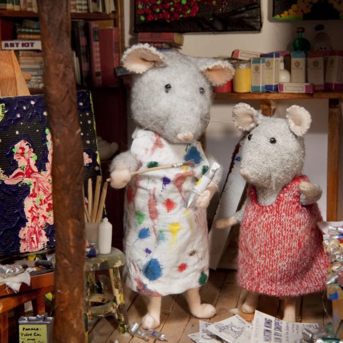 Sam & Julia - Knuffelmuis De Kunstenaar